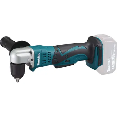 Makita Akku-Winkelbohrmaschine DDA351Z 18V | kompakt 93mm | Schnellspannbohrfutter 1,5–10mm | LED | blau/silber