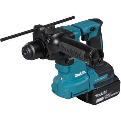 Makita Akku-Bohrhammer DHR183RTWJ | SDS-PLUS 18V | 2x 5,0Ah Akkus | Ladegerät | bürstenlos | Staubabsaugung | MAKPAC