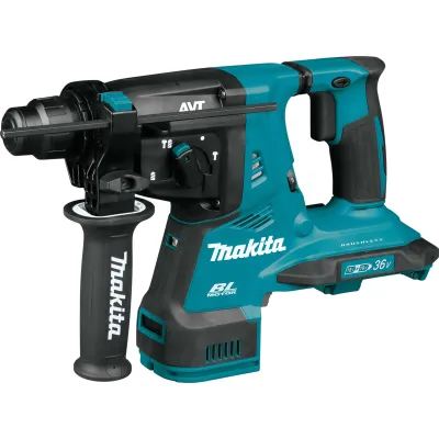Makita Akku-Bohrhammer DHR280ZJ | SDS-PLUS 2x18V Solo | bürstenlos | 2,8 J | AVT | ohne Akku/Ladegerät | Blau