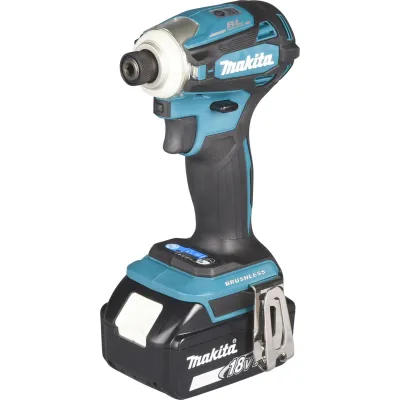 Makita Akku-Schlagschrauber DTD172RTJ 18V 2x5,0Ah | brushless | 180 Nm | 1/4" | Ladegerät | MAKPAC | Petrol/Schwarz