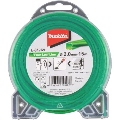 Makita E-01769 Mähfaden Four Leaf 2,0mmx15m