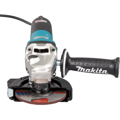 Makita Winkelschleifer GA5091X01 | 125 mm | 1.900 W | Drehzahlregelung | Motorbremse | AFT | SJS II | türkis