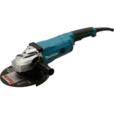 Makita Winkelschleifer GA9020RF 230 mm | 2.200 W | Superflansch | Anlaufstrombegrenzung | Anti-Restart | robust | Blau
