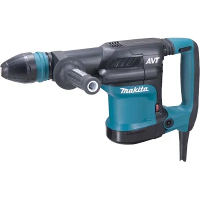 Makita Stemmhammer HM0871C | SDS-Max | 1110 W | 8,1 J Schlagenergie | 2650/min | Antivibrations-Technologie | Blau