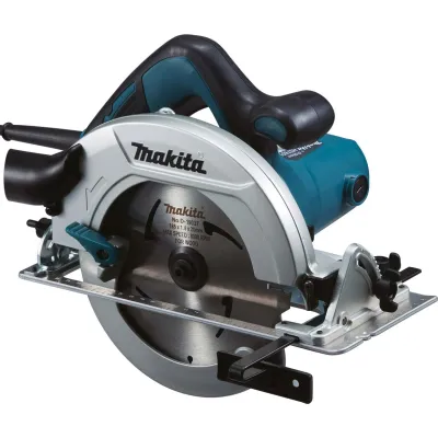 Makita Handkreissäge HS7601J | 1200 W | 190 mm Sägeblatt | 66 mm Schnitttiefe | MAKPAC | ergonomisch | blau/schwarz