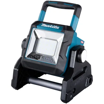 Makita LED-Baustrahler ML003G Akku 18V–40V | 1100 Lumen | 2 Helligkeitsstufen | 240° schwenkbar | IP65 | Petrol