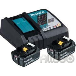 Makita Power Source Kit 18,0V-5,0Ah 197570-9 2x BL1850B 1x DC18RC (Karton)