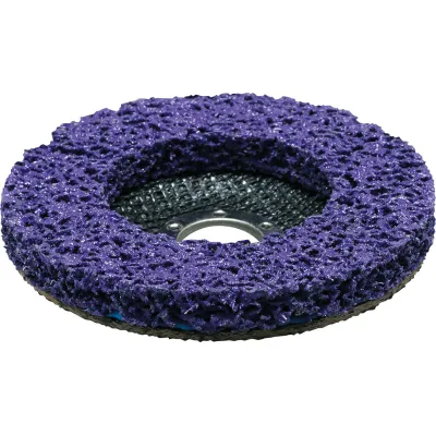 Makita Reinigungsscheibe Vlies B-29022 | 125 mm Durchmesser | Siliziumkarbid | für Beton, Metall, Stein, Keramik