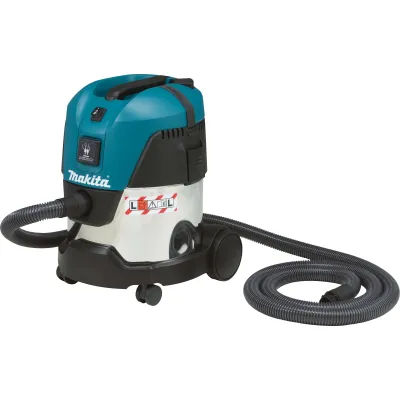 Makita Nass- und Trockensauger VC2012L | Staubklasse L | 20L Edelstahl | 1000W | Push-&-Clean Filtersystem