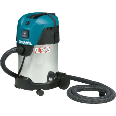 Makita Industriestaubsauger VC3011L | Klasse L 30 l | Nass-Trockensauger | Edelstahlbehälter | 1100 W