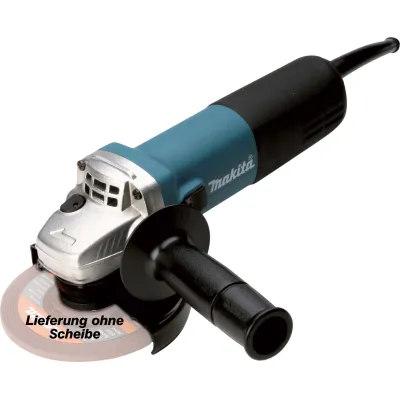 Makita Winkelschleifer 9558NBRZ 125mm | 840W | 11.000 U/min | Spindelarretierung | Staubschutz | Aluminium