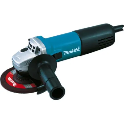 Makita Winkelschleifer 9558HNRG | 125 mm | 840 W | 11.000 U/min | Spindelarretierung | M14 | Blau/Schwarz