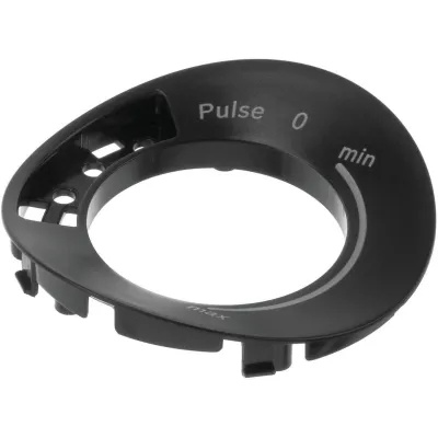 Manschette Knob sleeve, black, printed Bosch 12026458 für Allesschneider Bosch