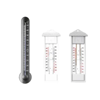 Max-Min-Thermometer grau
