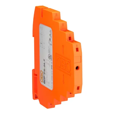 OBO BETTERMANN Blitzbarriere MDP-2 D-24-T | 2-polig | 24V | Typ 3 | TS35 Hutschiene | IP20 | 0,58A | 28VDC