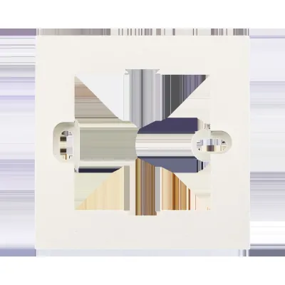 MDT Montagerahmen SCN-P360R3.01 | Präsenzmelder Aufputzrahmen | Slimline | Serie 3.01 | Reinweiß matt | 75x75x14mm