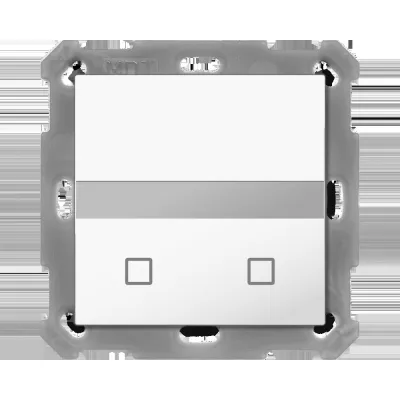MDT Bewegungsmelder KNX SCN-BWM55T.G2 | Automatik-Schalter TS 55 | Unterputz | 180° | Temperatursensor | Reinweiß
