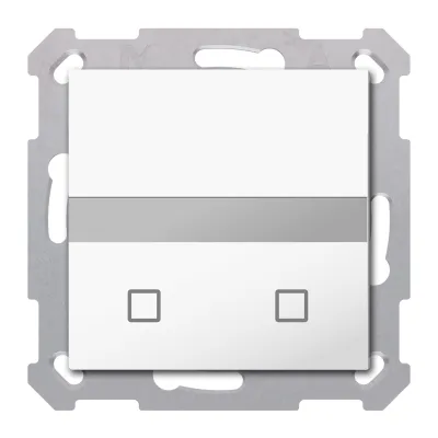 MDT Bewegungsmelder KNX SCN-BWM55T.02 | TS 55 Unterputz | Temperatursensor | 2 Sensortasten | 180° | weiß matt