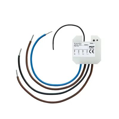 MDT Jalousieaktor RF-JAL1UP.01 | KNX RF+ Funk | 1-fach Unterputz | 10A 230V | für Rollladenmotor bis 300W | ETS5