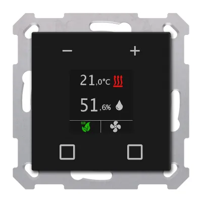 MDT KNX Raumtemperaturregler SCN-RTR55S06.01 Smart 55 | Unterputz | Farb-Touch | Temperatur- & Feuchtesensor