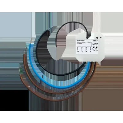 MDT KNX RF+ Tasterinterface 2-fach Unterputz RF-BE2230.01 | 230V AC | KNX-Funk | 2 Eingänge | ETS5 | Smart Home | IP20