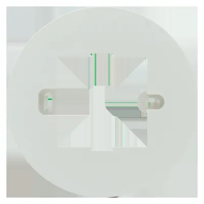 MDT Montagerahmen Slimline SCN-KP360R301.01 | Zubehör für Präsenzmelder SCN-KP360K301.03 | Ø 100 mm reinweiß matt