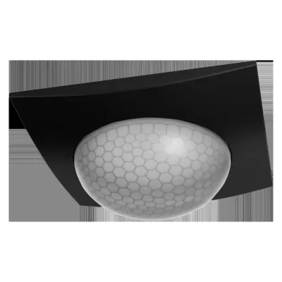 MDT Präsenzmelder KNX SCN-P360K406.03 | 360° Erfassung | 4 Sensoren | Konstantlichtregelung | Unterputz | schwarz matt