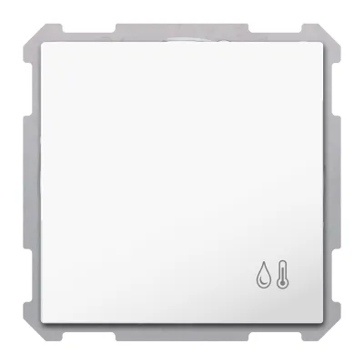 MDT KNX Raumtemperatur- und Feuchtesensor SCN-TFS63.01 | Unterputz | 63 mm | Taupunktberechnung | IP20 | weiß glänzend
