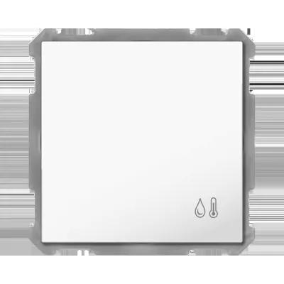 MDT KNX Raumtemperatur- und Feuchtesensor SCN-TFS63.01 | Unterputz | 63 mm | Taupunktberechnung | IP20 | weiß glänzend