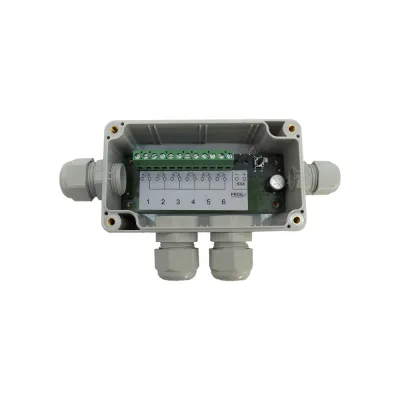 MDT Temperaturregler/Sensor SCN-RT6AP.01 | KNX 6-fach Aufputz | Für PT1000 Fühler | Heizung Lüftung | IP20 Kunststoff