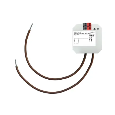 MDT Schaltaktor 1-fach Unterputz AKS-01UP.03 | KNX | 16A | 230V AC | C-Last | 2500W | bistabiles Relais | IP20