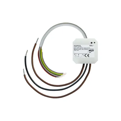 MDT Universalaktor 2-fach UP AKU-B2UP.03 | KNX Schaltaktor & Jalousieaktor | 10A 230V | 2 Ausgänge | 4 Binäreingänge