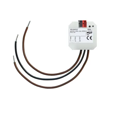 MDT Universalaktor 2-fach Unterputz AKU-02UP.03 | KNX Schaltaktor & Jalousieaktor | 10A 230V | 2 Ausgänge | IP20