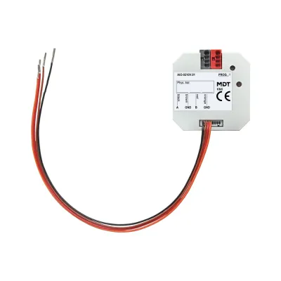 MDT Analogaktor 2-fach Unterputz AIO-0210V.01 | KNX | 0-10V Ein-/Ausgang | Strom & Spannung | Busankoppler | IP20