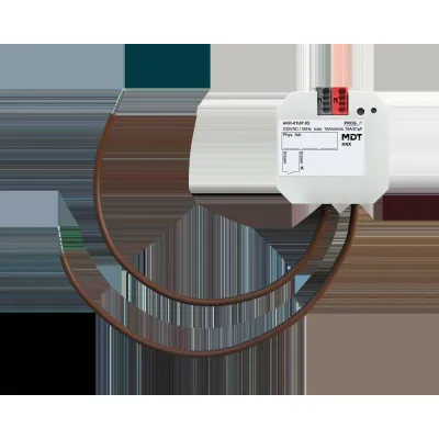 MDT Schaltaktor AKK-01UP.03 | KNX Unterputz 1-fach | 16A 230V AC | kompakt | max. 2000W | 10 EVG | LED-Anzeige