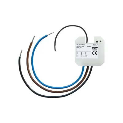 MDT KNX RF+ Funk Schaltaktor RF-AKK1UP.01 | 1-fach | Unterputz | 10A | 230V | max. 1900W | ETS5 | IP20 | 868MHz