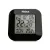 Bild: MEBUS Funkwecker digital 10002252 | Funkuhr | große LCD-Anzeige | Thermometer | Kalender | Weckwiederholung | schwarz