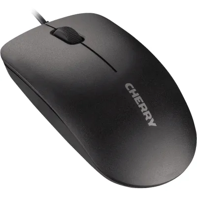 CHERRY Maus MC 1000 JM-0800-2 | kabelgebunden USB | 1200 dpi | 3 Tasten | Laser | für Rechts- & Linkshänder | schwarz