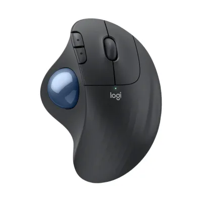 Logitech Trackball-Maus ERGO M575S | 910-007029 | kabellos | ergonomisch | Daumensteuerung | Bluetooth | Graphit