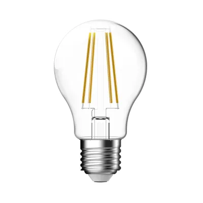 MEGAMAN LED-Filamentlampe MM21153 A60 E27 | 4W 840lm | Energieeffizienz A | 2700K warmweiß | klar | nicht dimmbar