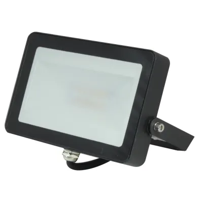 MEGATRON LED-Flächenstrahler MT69070 | 10W 1000lm | RGBW | 15 Farbwechsel per Fernbedienung | IP65 | Aluminium | schwarz