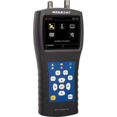 Megasat Antennenmessgerät HD 4 Combo V2 | Satellitenfinder DVB-S/S2/T2/C | Spektrumanalyse | Akku