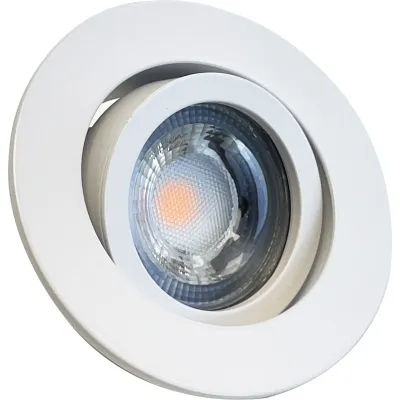 MEGATRON LED-Einbaustrahler MT75423 DECOCLIC | 7,5W | 68mm | dimmbar 1800-3000K | CRI 95 | 600lm | schwenkbar | weiß