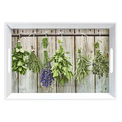 Melamintablett "Kräuter" 50x35