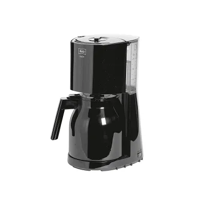 Melitta Filterkaffeemaschine Enjoy Therm 1017-06 | 8 Tassen | Isolierkanne | Aromafunktion | 1000W | Schwarz