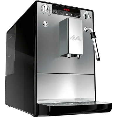 Melitta CAFFEO Solo & Milk E953-102 Kaffeevollautomat | Milchaufschäumer | Edelstahl | 1,2l | silber/schwarz