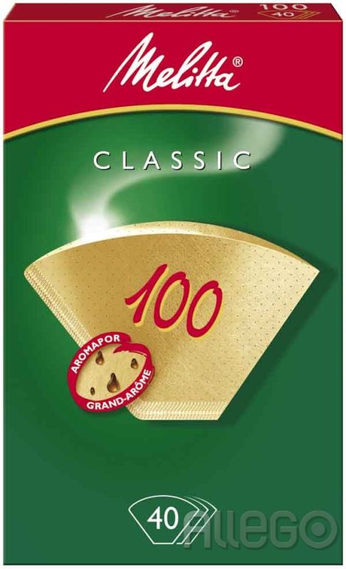 Melitta Kaffeefilter 100/40 naturbraun für Aromaboy 0-1007-05