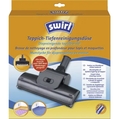 Swirl Teppich-Tiefenreinigungsdüse 207985 | 32–35mm | rotierende Bürste | Staubsaugerdüse schwarz