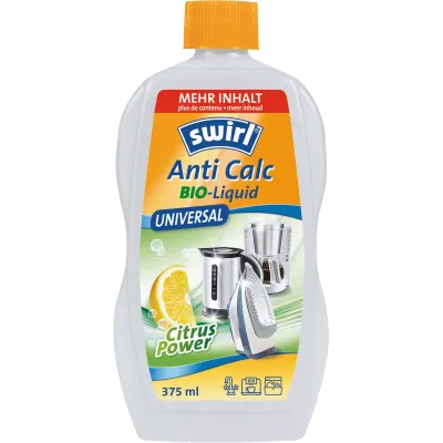 Swirl Bio Entkalker Anti Calc Liquid 375ml | biologisch abbaubar | für Kaffeevollautomat, Küche, Haushalt