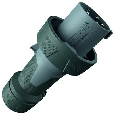 MENNEKES CEE-Stecker 13248 PowerTOP Xtra | 63A 5-polig 1h | IP67 | Schraubklemme | >50V | Kunststoff | grau